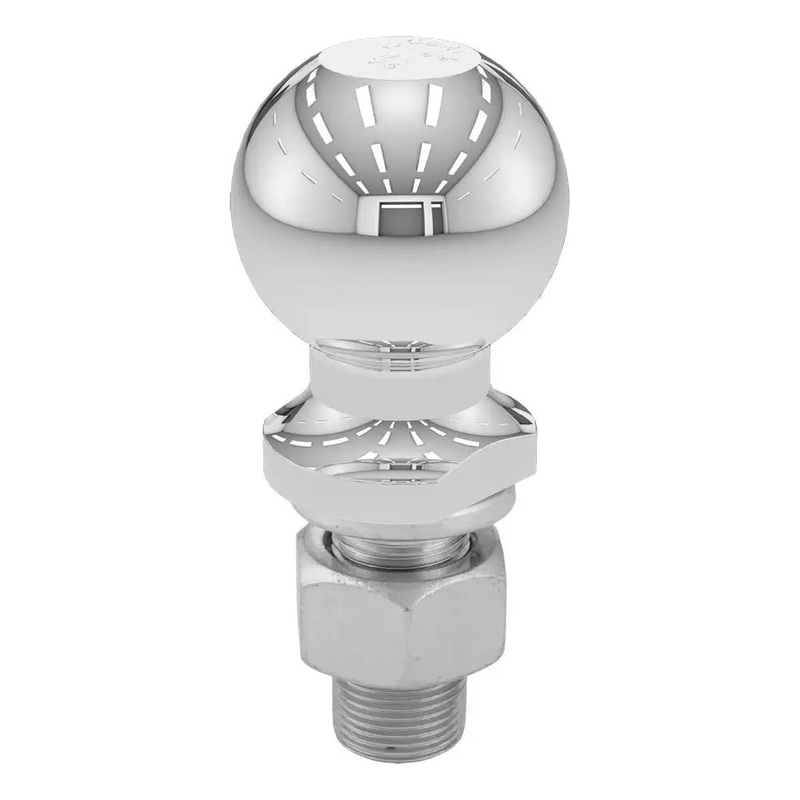 CURT 2-5/16 Trailer Ball – 1 x 2-1/8 Shank – 7,500 lb. Capacity – Chrome [40067]