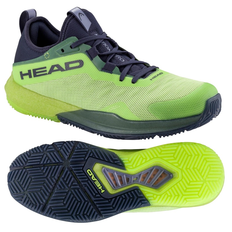 HEAD Motion Pro Mens Padel Shoes – Lime / Navy