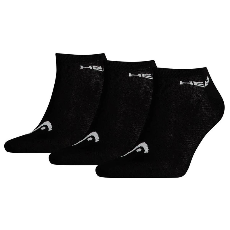 HEAD Sneaker Padel Socks (3 Pack) – Black
