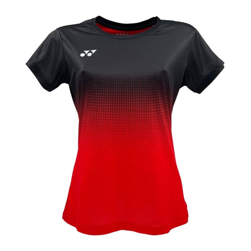 Yonex YTL5 Womens Padel T-Shirt – Red / Black