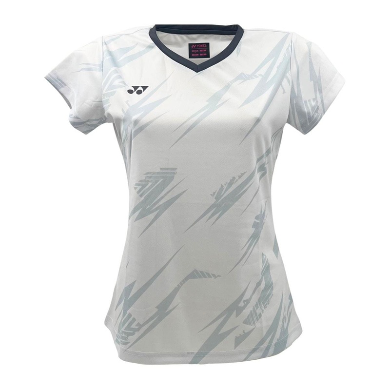 Yonex YTL8 Womens Padel T-Shirt – White / Charcoal