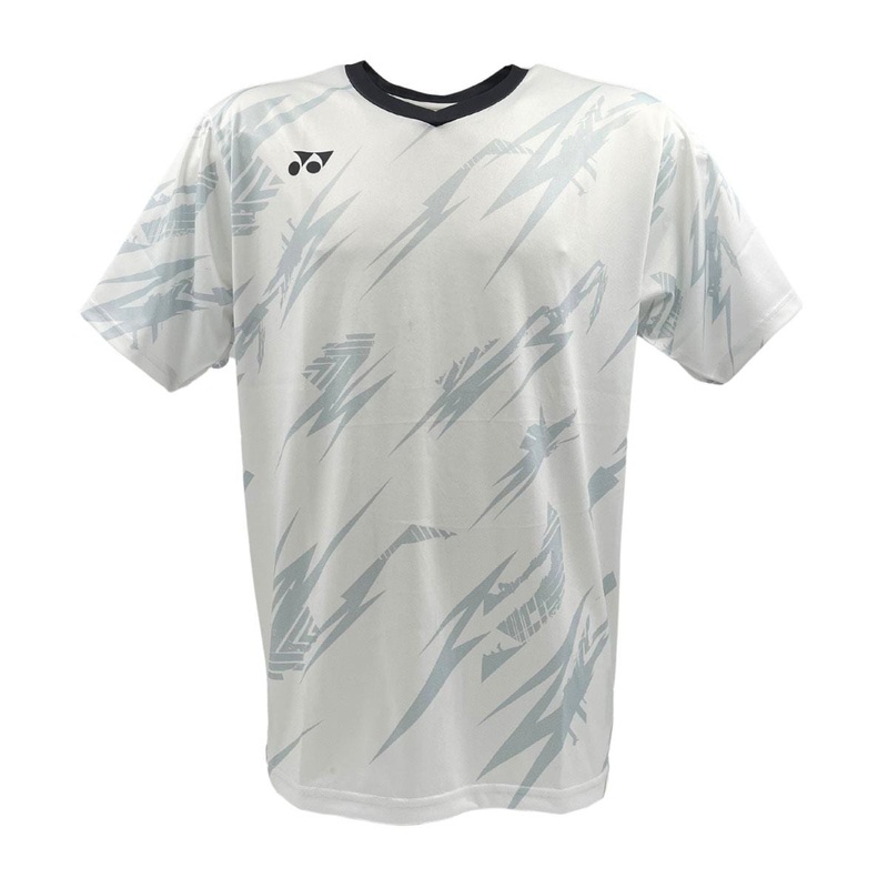 Yonex YTM8 Mens Padel T-Shirt – White / Charcoal