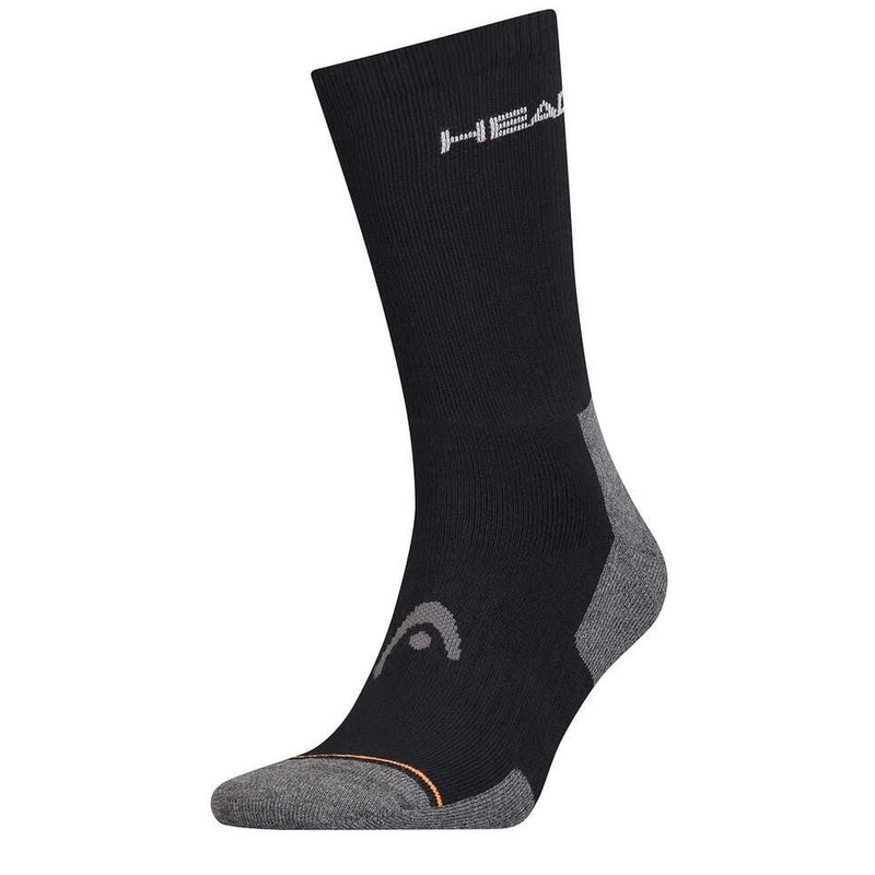 HEAD Crew Athletes Padel Socks (1 Pack) – Black