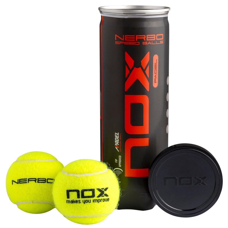 NOX Nerbo Padel Balls – 3 Ball Tube