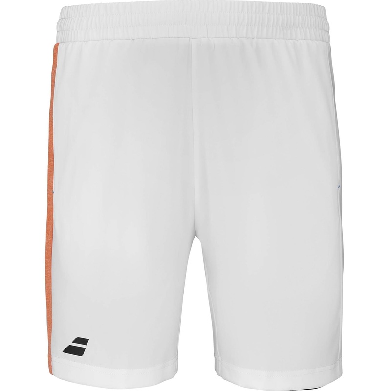Babolat Play Mens Padel Shorts – White / White
