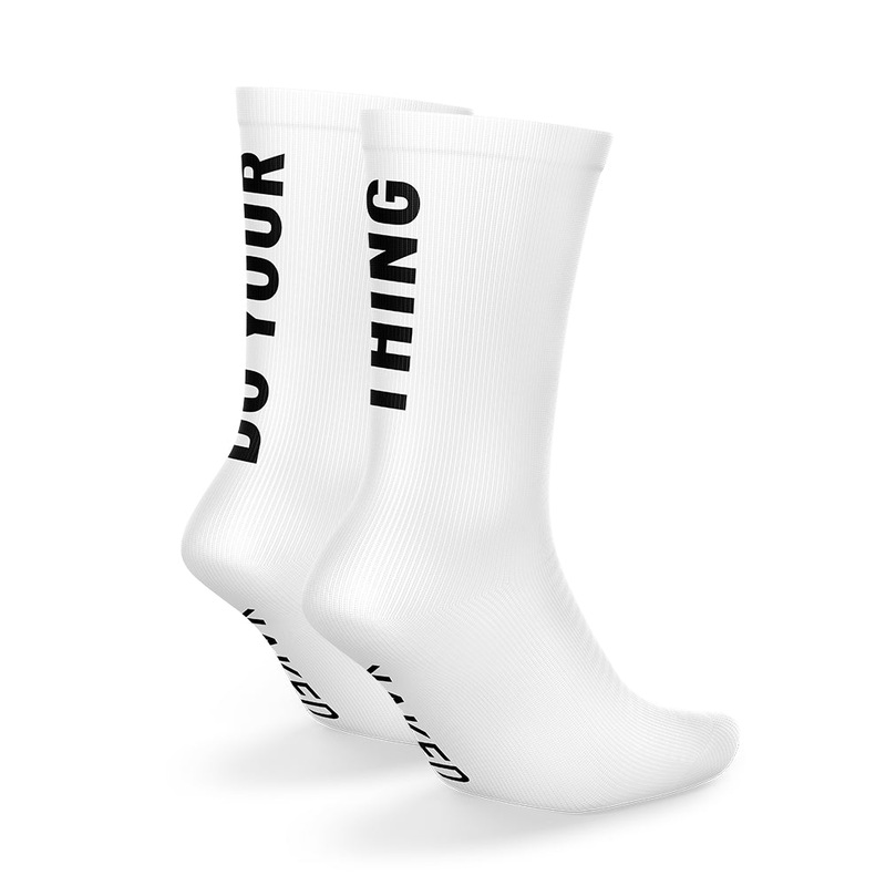 Do your thing Socks|S/M|M/L|White