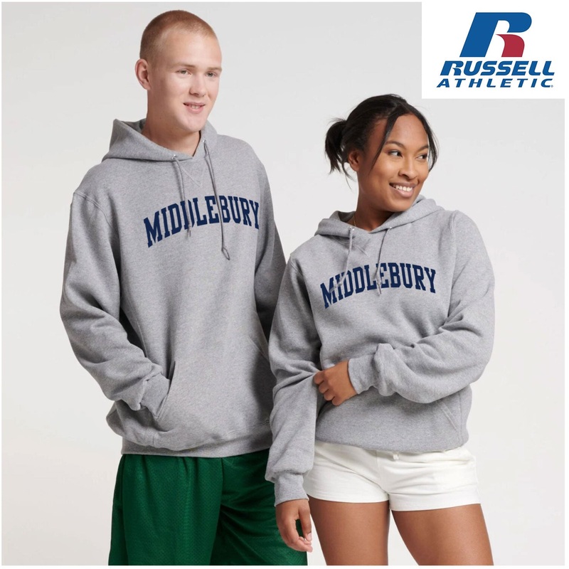 Classic Middlebury Hooded Sweatshirt (Grey)
