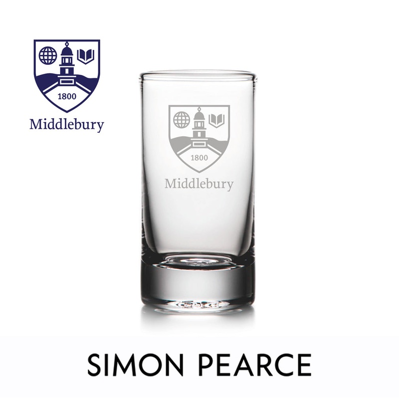 Ascutney Highball Glass – Middlebury Shield