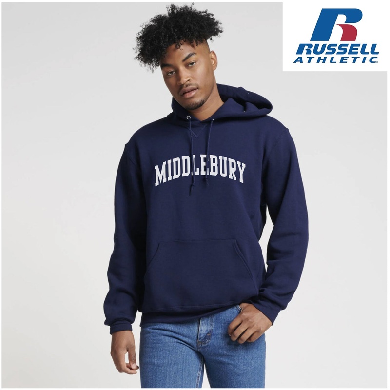 Classic Middlebury Hooded Sweatshirt (Navy)
