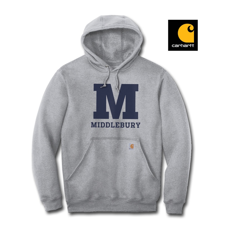Middlebury Carhartt Hooded Sweatshirt (Grey)