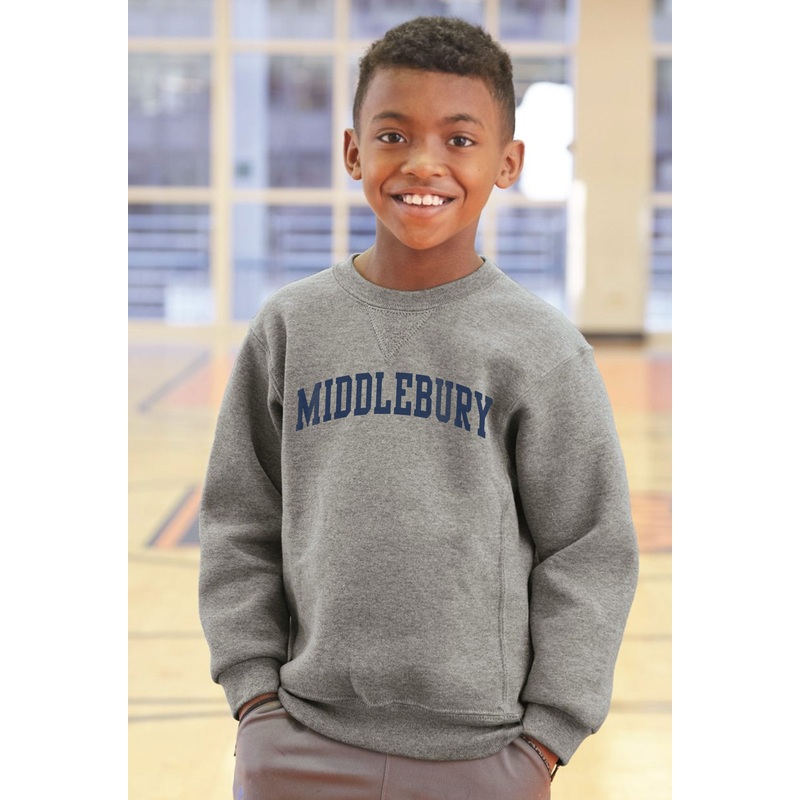 Middlebury Youth Crewneck Sweatshirt (Oxford)