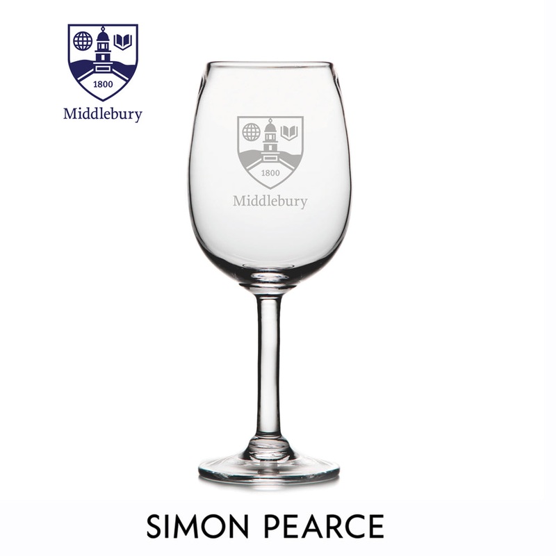 Woodstock Red Wine Glass – Middlebury Shield