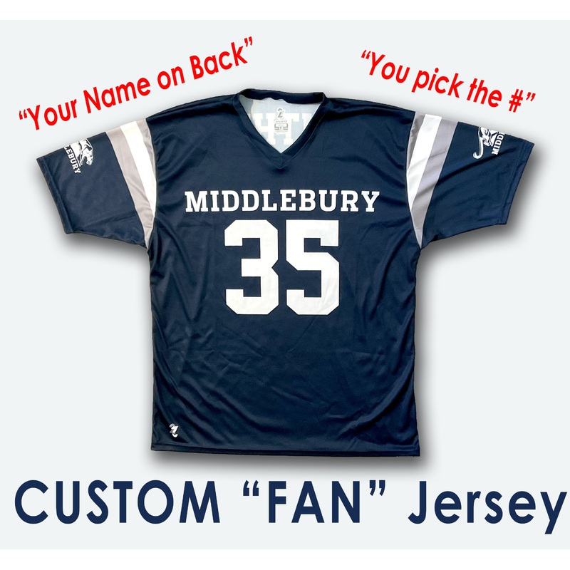 Full Custom Middlebury FAN Jerseys (Football/Lacrosse)