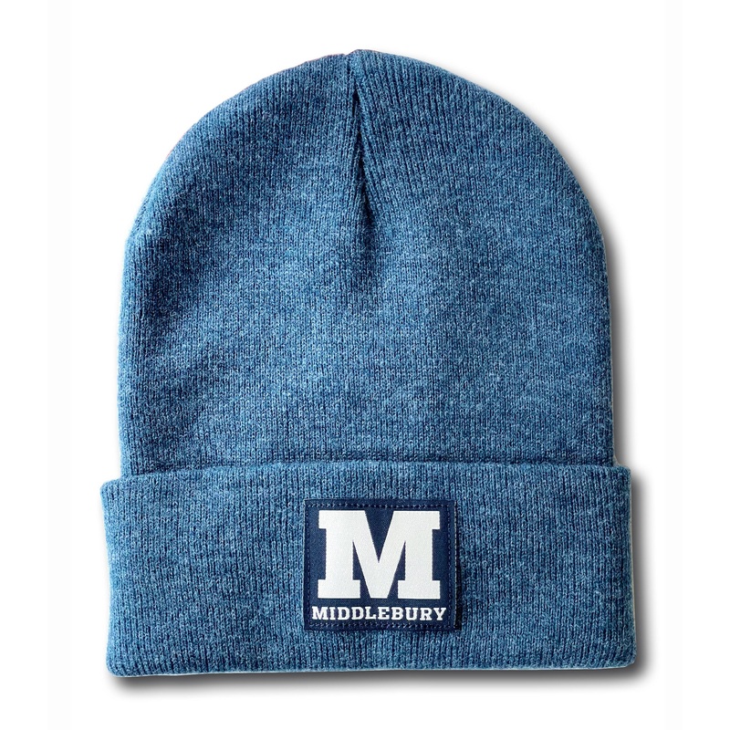 Middlebury Heather Cuff Knit Hat (Twilight Blue)