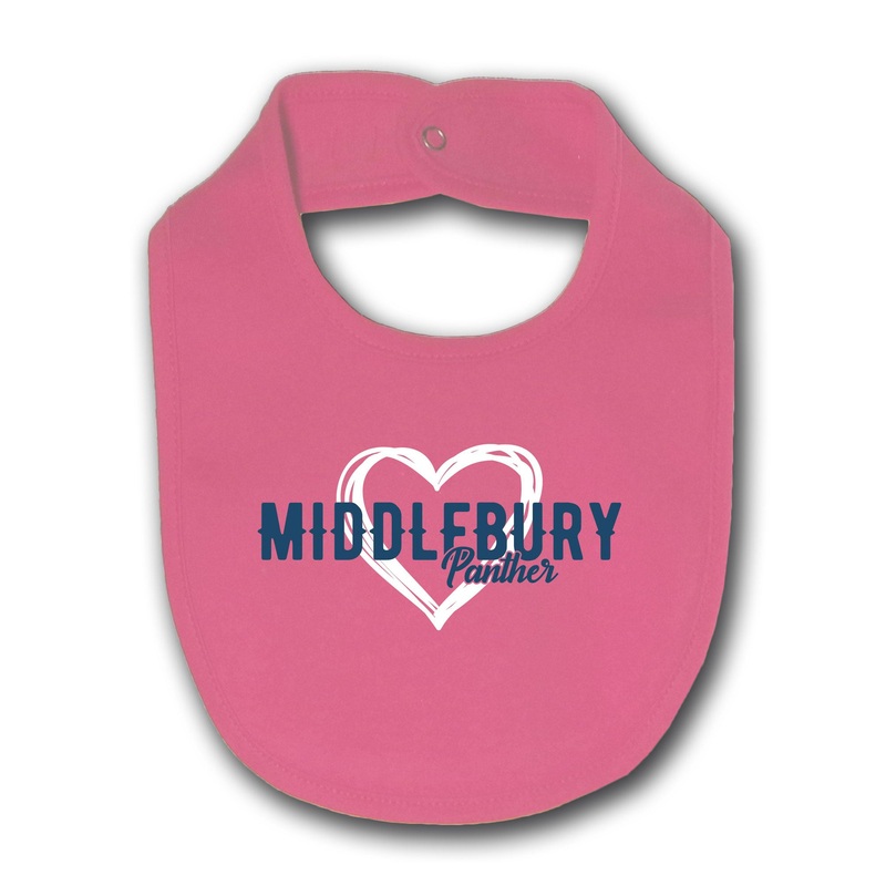 Middlebury Lil’ Fan All Pro Baby Bib (Pink)