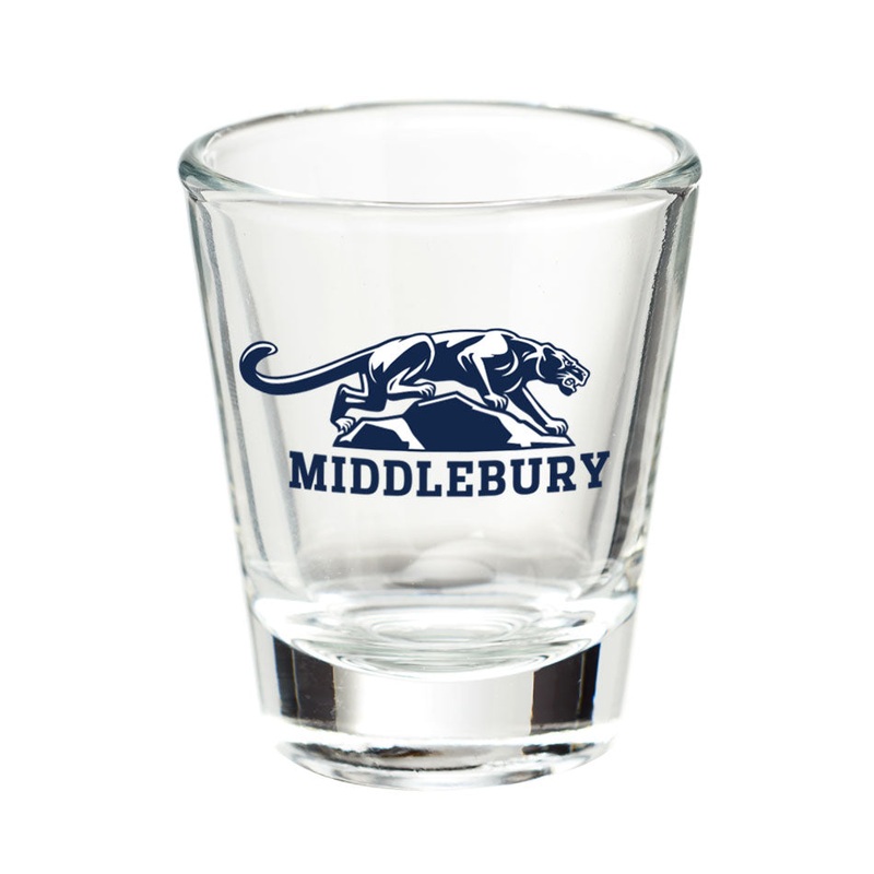 Middlebury Panther Shot Glass