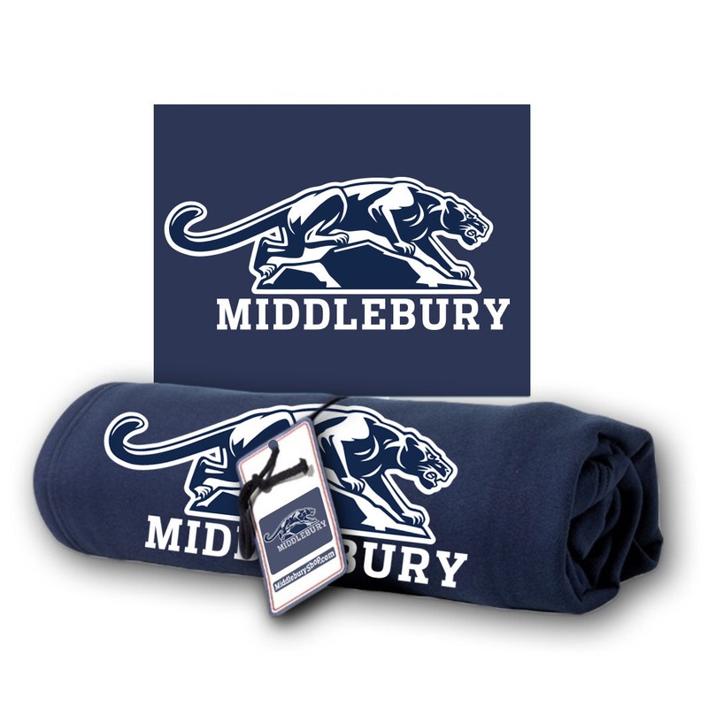 Middlebury Panther Sweatshirt Blanket