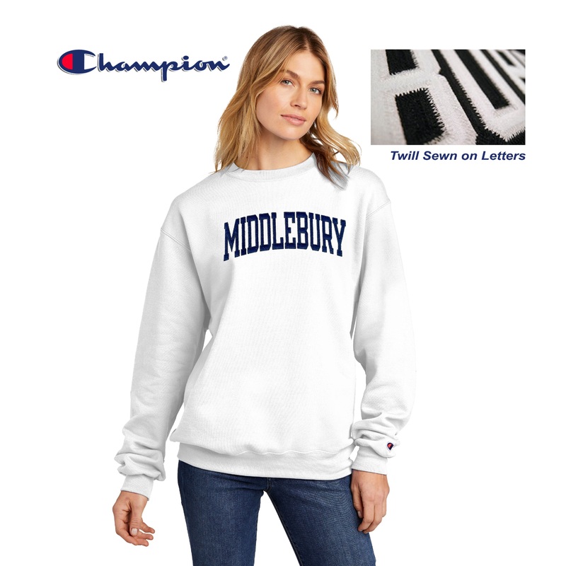 Champion Twill Middlebury Crew (white)