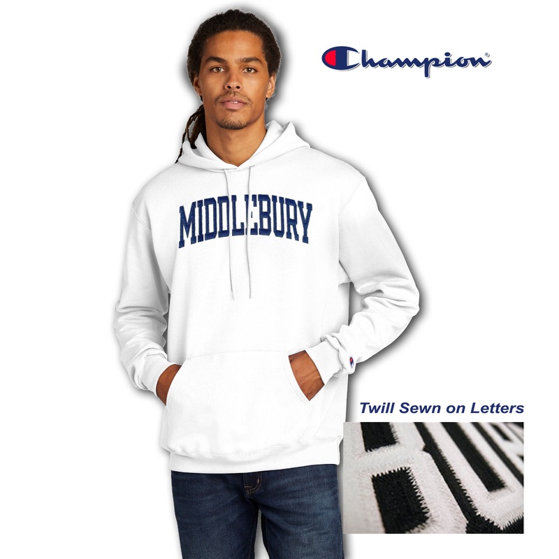Champion Twill Middlebury Hood (white)