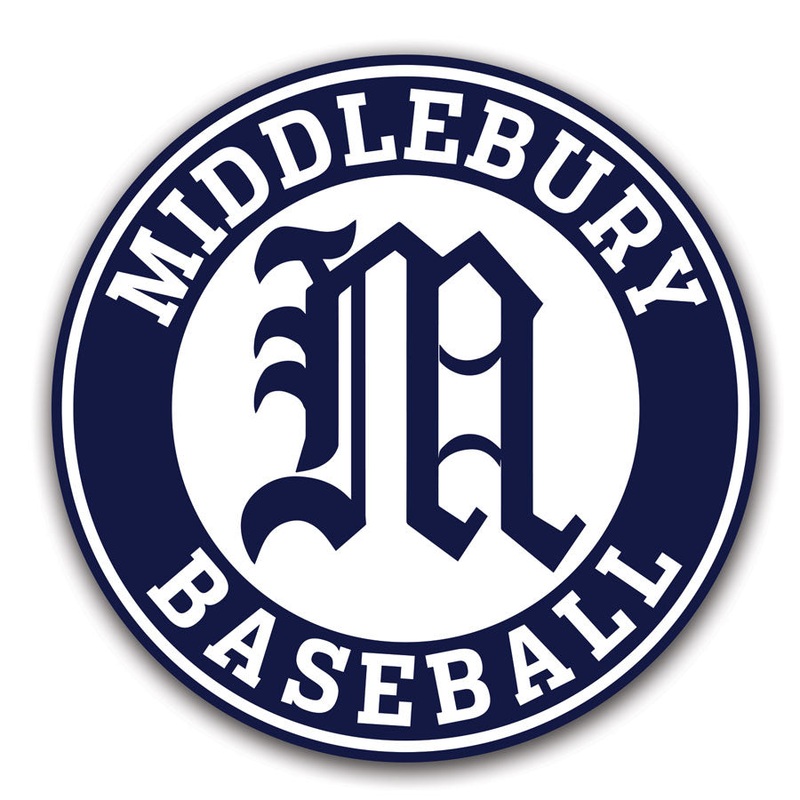 Middlebury Baseball Magnet|5 inch diameter|3 inch diameter
