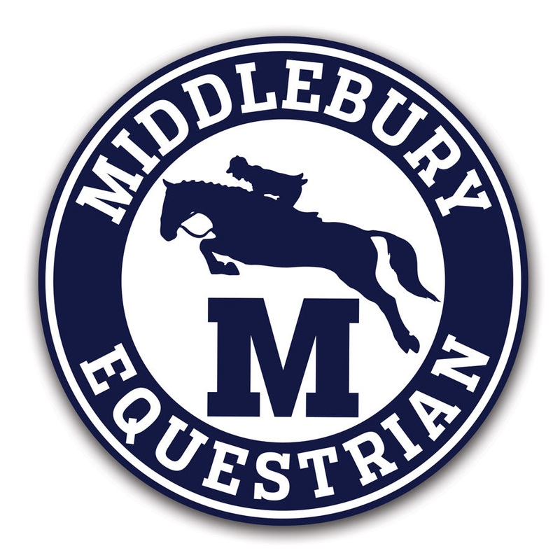 Middlebury Equestrian Magnet|5 inch diameter|3 inch diameter