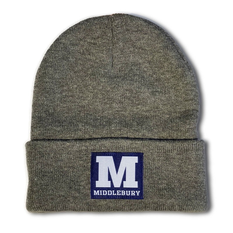 Middlebury Heather Cuff Knit Hat (Charcoal)