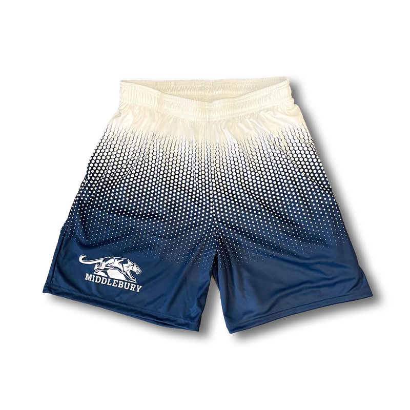 Middlebury Panther Shorts w/Pockets (sublimated)