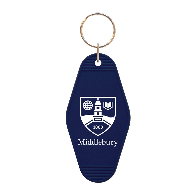 Middlebury Shield Vintage Keychain