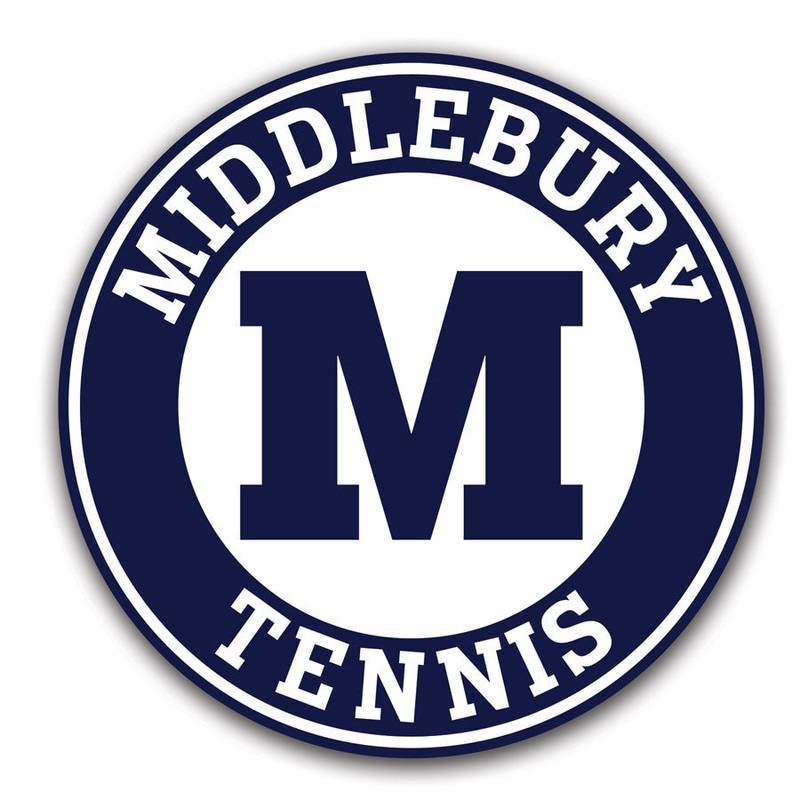 Middlebury Tennis Magnet|5 inch diameter|3 inch diameter