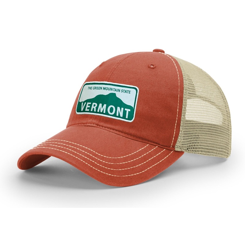 Vermont Green Mountains Hat (Texas Orange/Khaki)