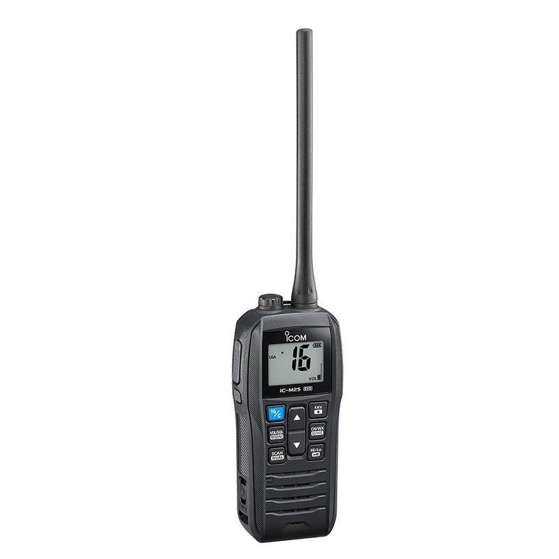 Icom M25 EVO Handheld VHF Radio – Black [M25 EVO BLACK 61]