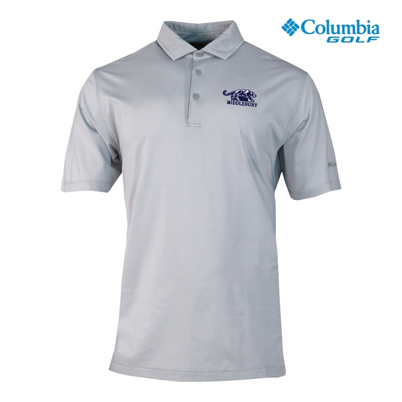 Middlebury Double Hit Polo (Grey Stripe)