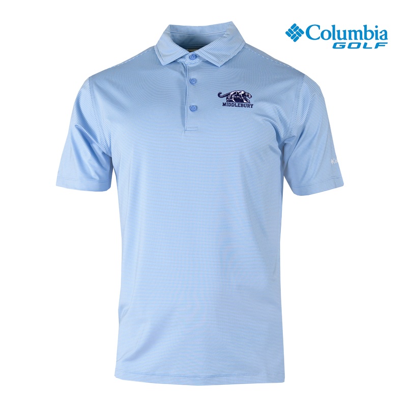 Middlebury Double Hit Polo (Light Blue Stripe)