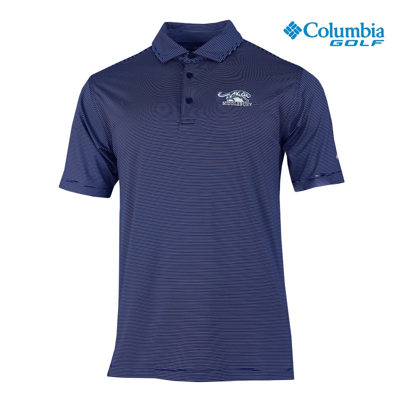 Middlebury Double Hit Polo (Navy Stripe)