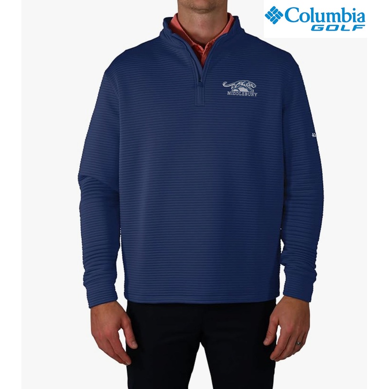 Middlebury Pack It Up Pullover 1/4 Zip (Navy)