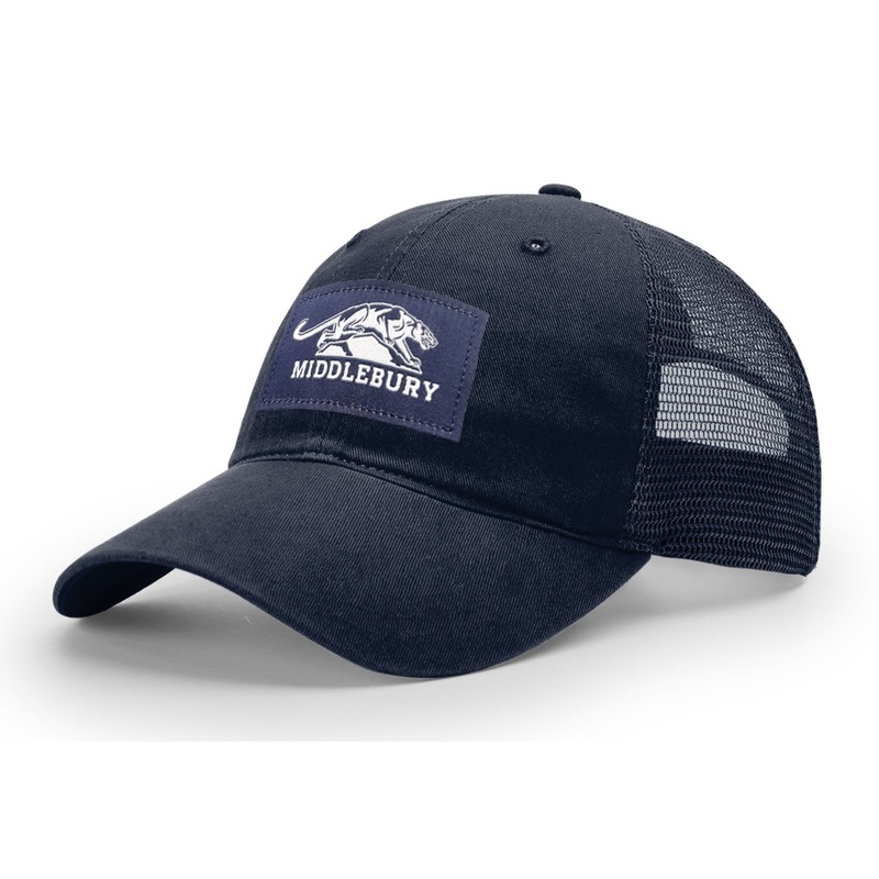 Middlebury Panthers Trucker Hat (111-Navy/Navy)