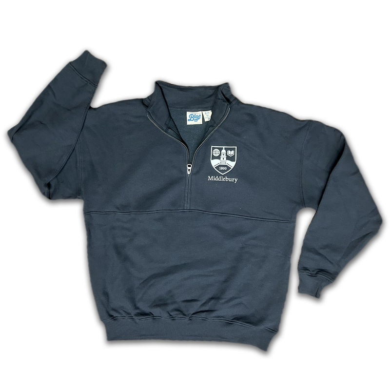 Middlebury Shield 1/2 Zip Sweatshirt