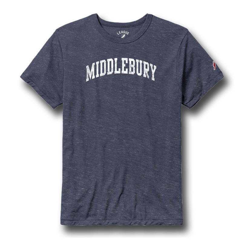 Middlebury Tri-Blend T-Shirt (Heather-Navy)