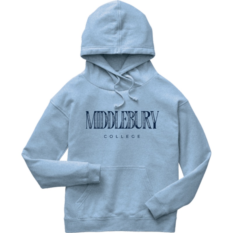 Middlebury Women’s Crossover Neck Hooded Sweatshirt