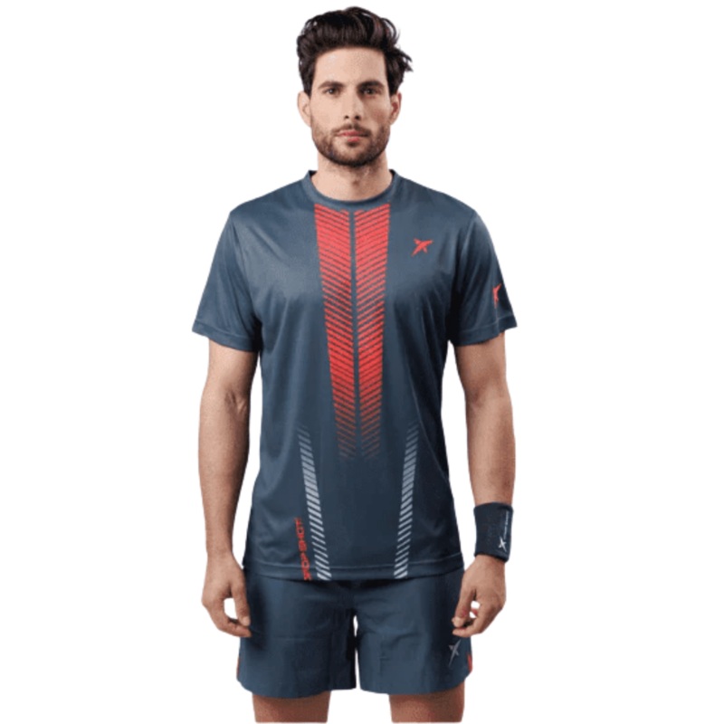 Drop Shot Shirt Grey/Red|XS|S|M|L|XL|XXL