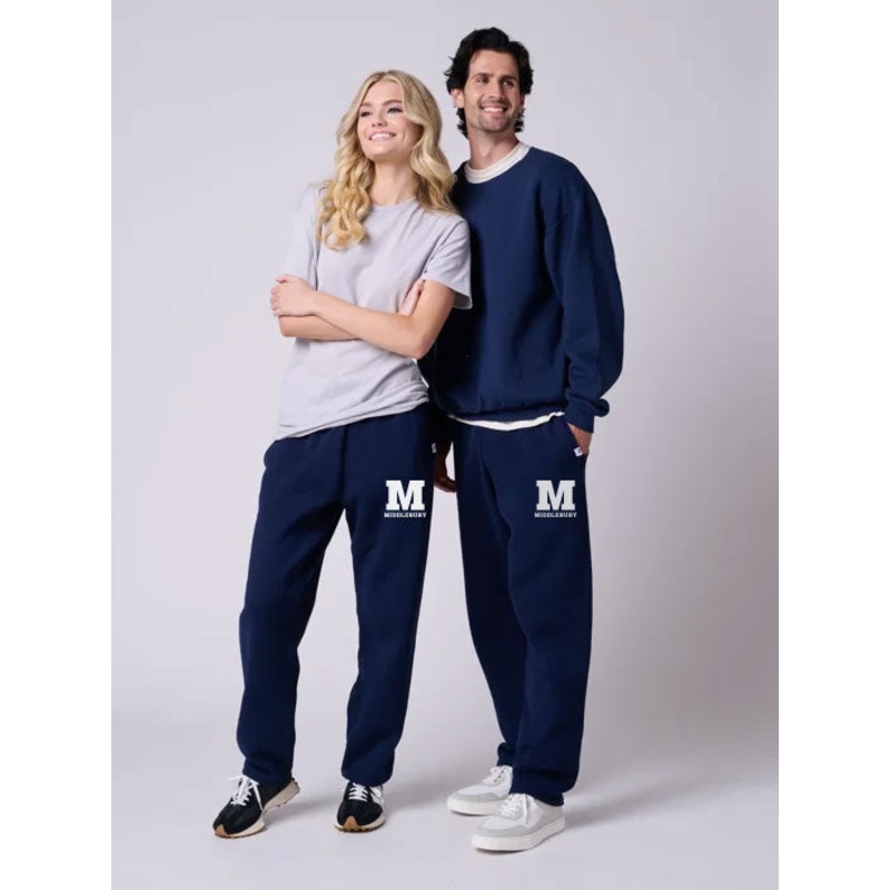 Middlebury Open Bottom Sweatpants (navy)
