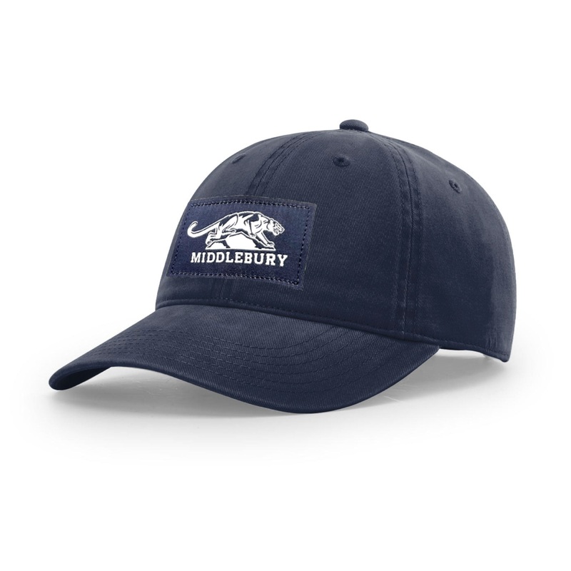 Middlebury Panther on Rock Hat (R326-Navy)