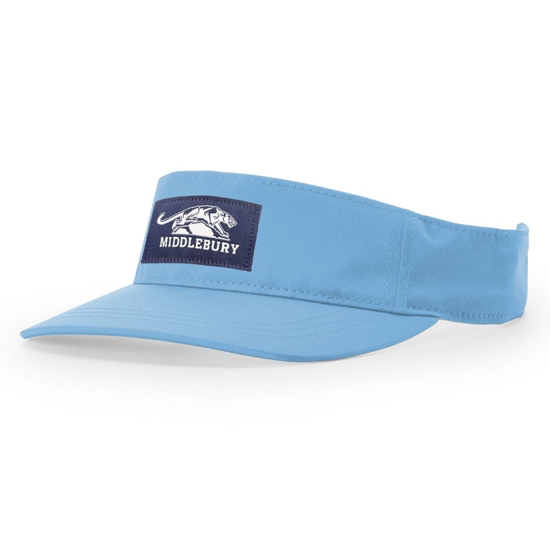 Middlebury Panther Visor (R709-Columbia Blue)