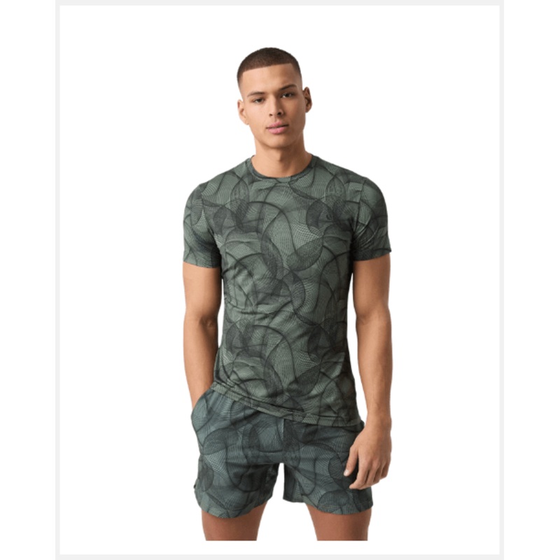 Bjrn Borg Ace Printed T-Shirt Green