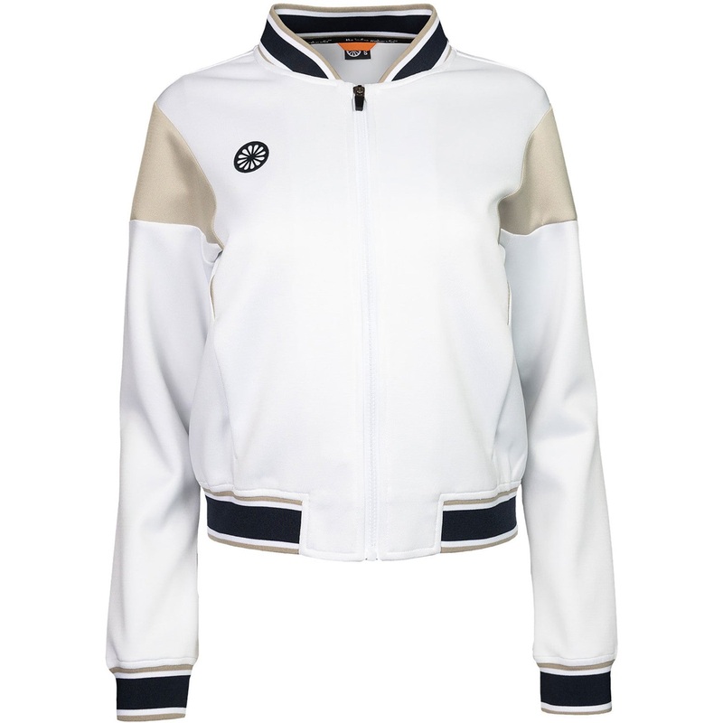 The Indian Maharadja W Pique Bomber Jacket White