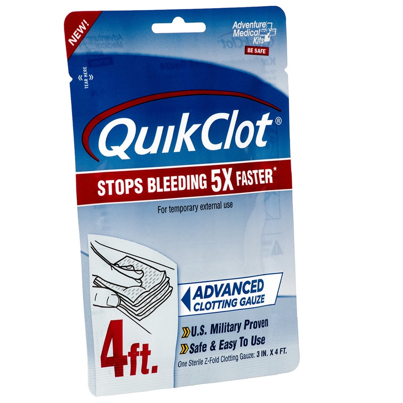 QuikClot Advanced Clotting Gauze – 3 x 4 [5020-0026]