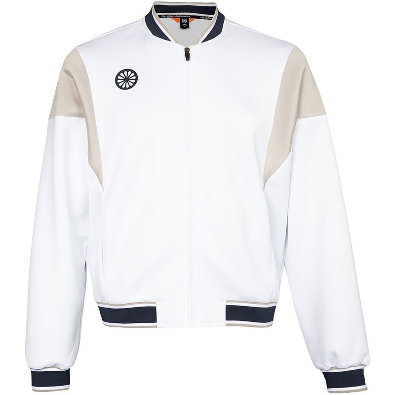 The Indian Maharadja Pique Bomber Jacket White