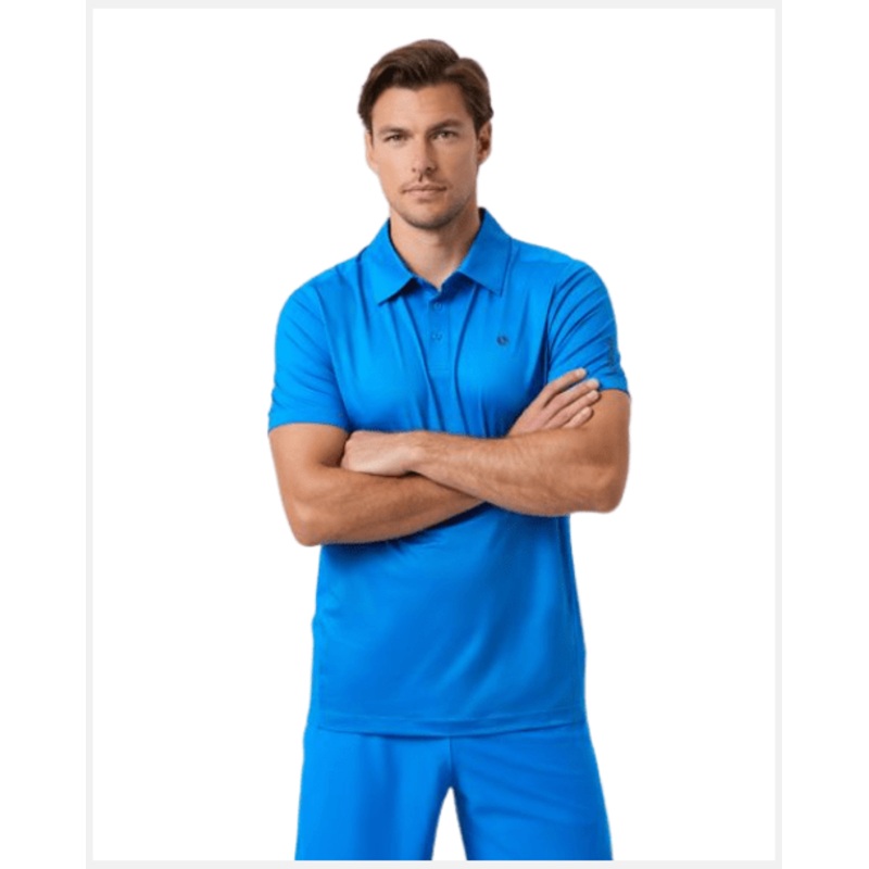 Bjrn Borg Ace Mesh Panel Polo Blue