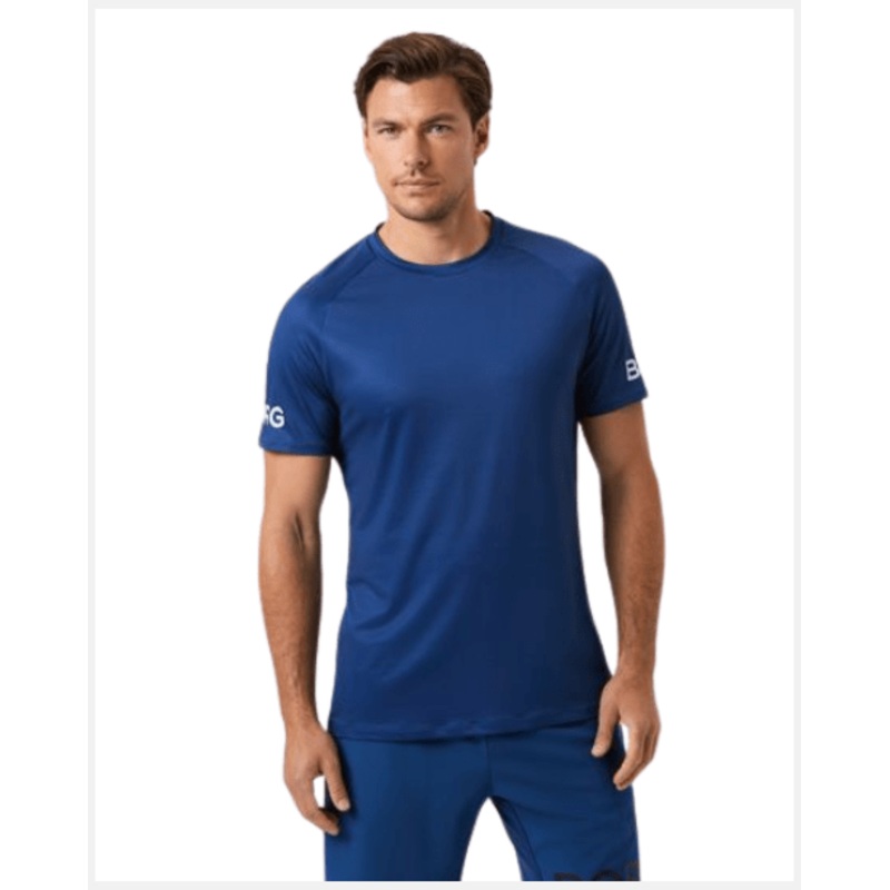 Bjrn Borg Ace Mesh Panel T-Shirt Dark Blue