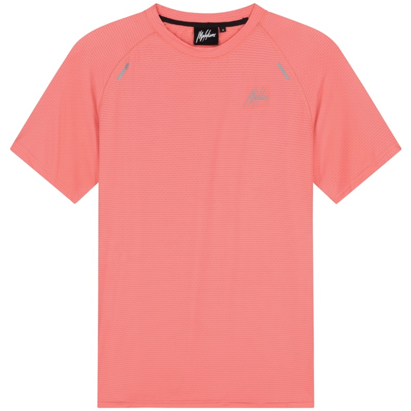Malelions Padel Vortex T-Shirt Coral
